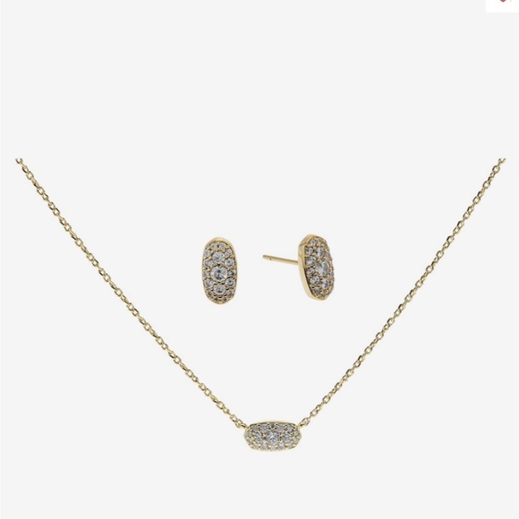 Kendra Scott Jewelry - Kendra Scott Grayson Crystal Pendant Stud Jewelry Set
